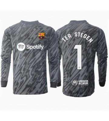 Barcelona Ter Stegen #1 Målmand Replika Tredjetrøje 2024-25 Langærmet